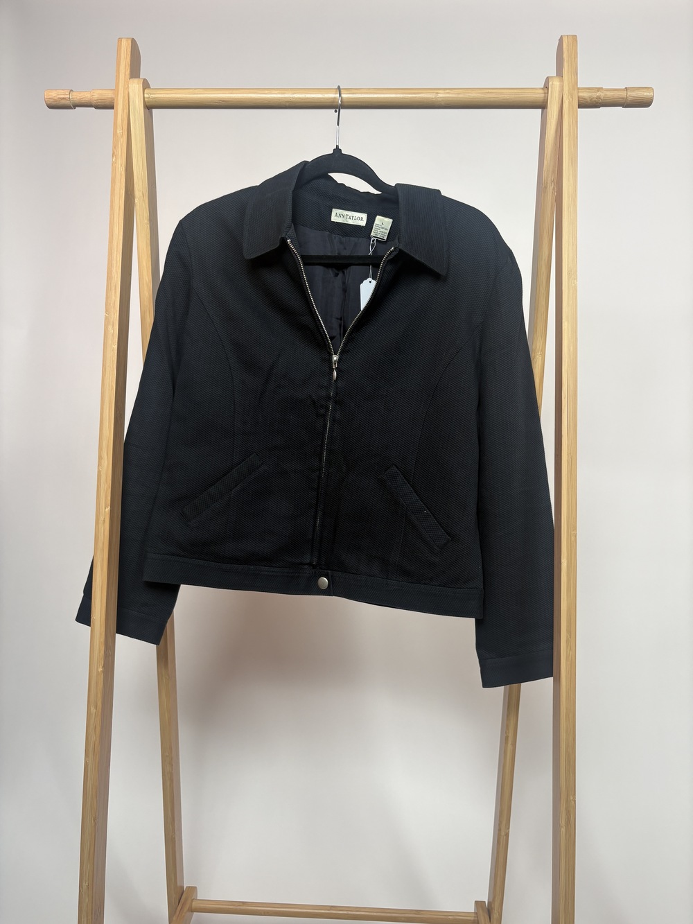 PF-1098 Vintage Ann Taylor Bomber-Style Jacket